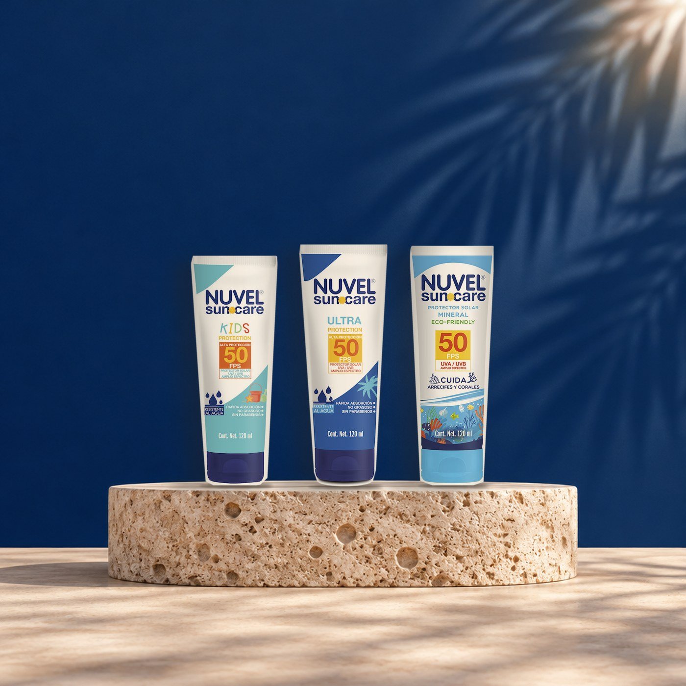 Protectores solares Nuvel Sun Care Kids, Ultra y Mineral FPS 50