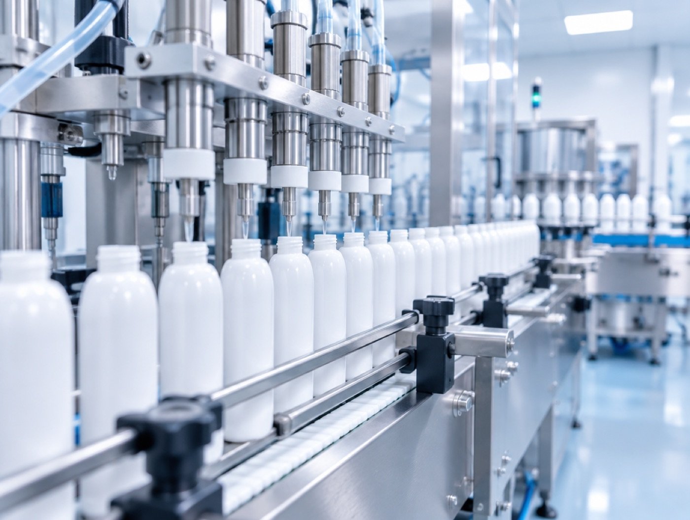 Línea automática de envasado en la planta Lavin